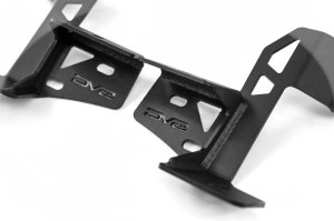 Jeep Wrangler JK Dual Pod Light Mounts - Front - DV8 Offroad - Black - `07-`18